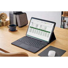 画像をギャラリービューアに読み込む, 【2025年度】Surface Pro 9/Pro 10 ソフトレザーケース フリーアングル タッチペン収納 キーボード対応
